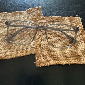 Stylish Transparent Gray Glasses